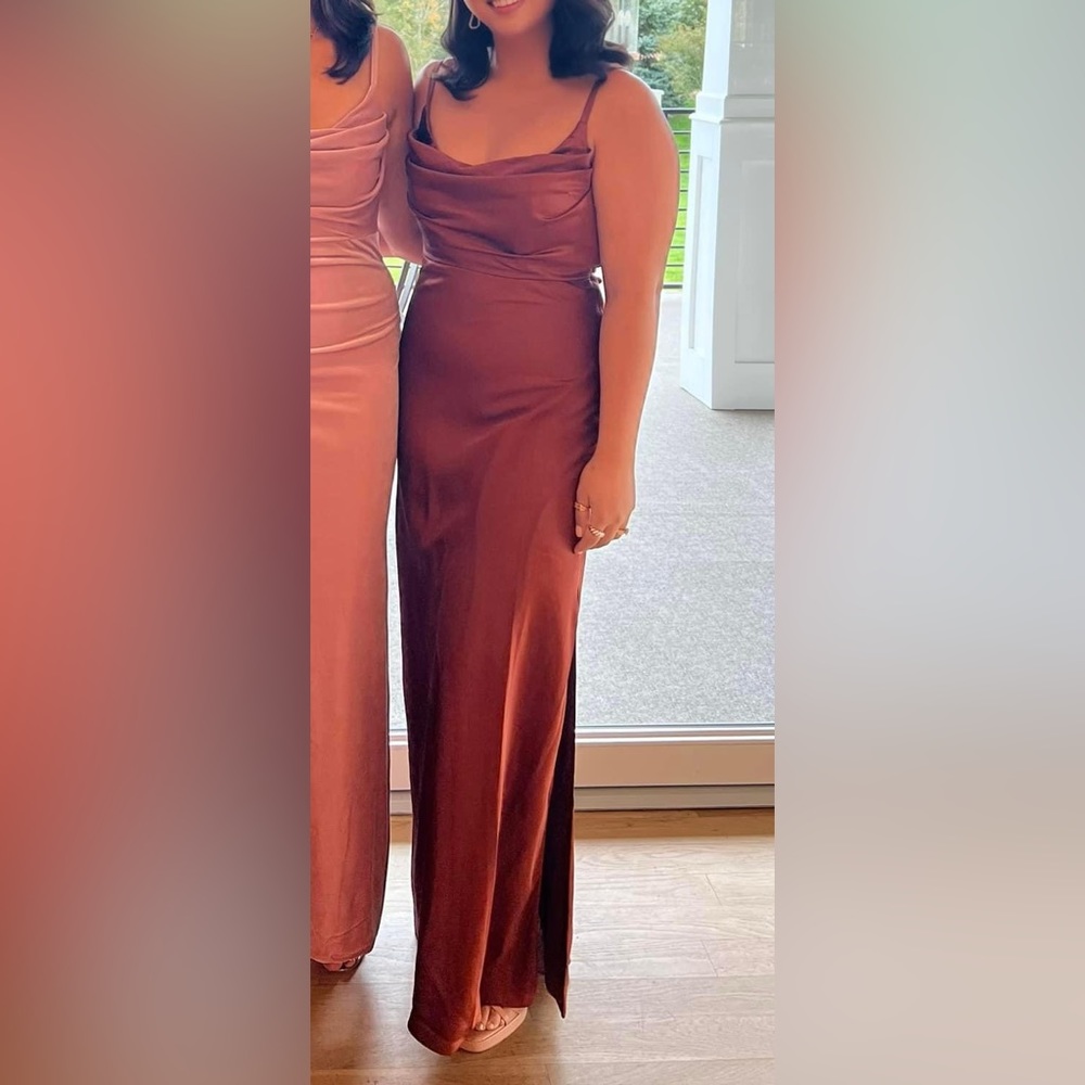 Revelry Skye Dress in Rust